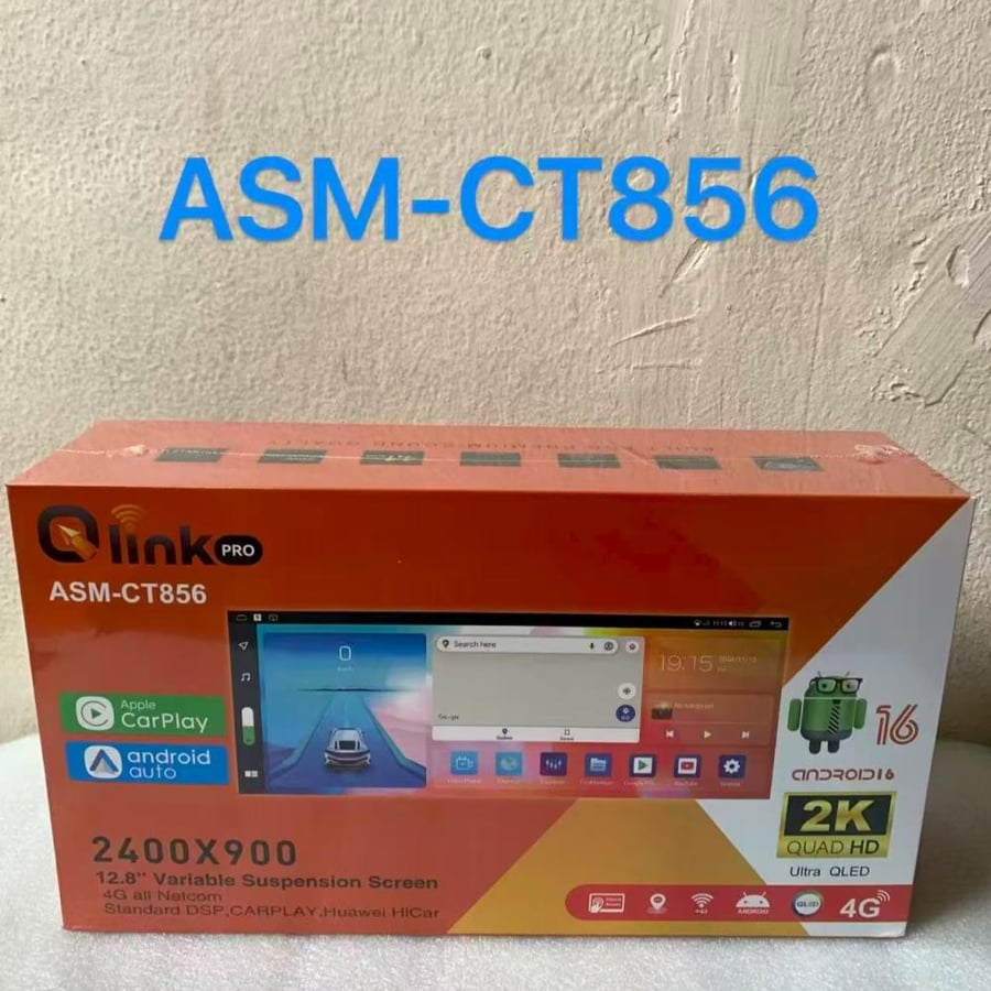 شاشة 12انش كيولينك Qlink رام8 ذاكرة256 شريحة 4G