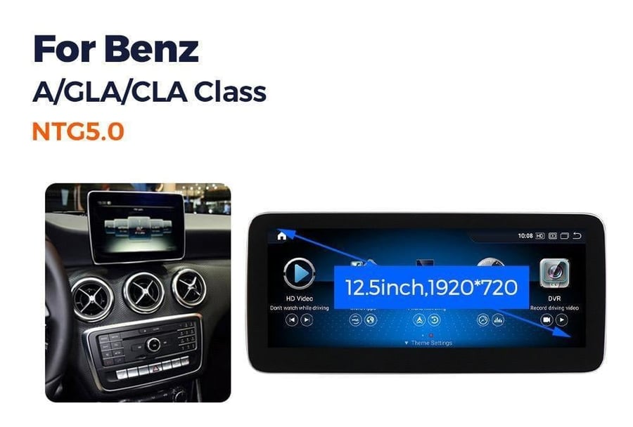 شاشة سيارة مرسيدس بنز BENZ A CLA Class W176 C117 X156 2011-2018