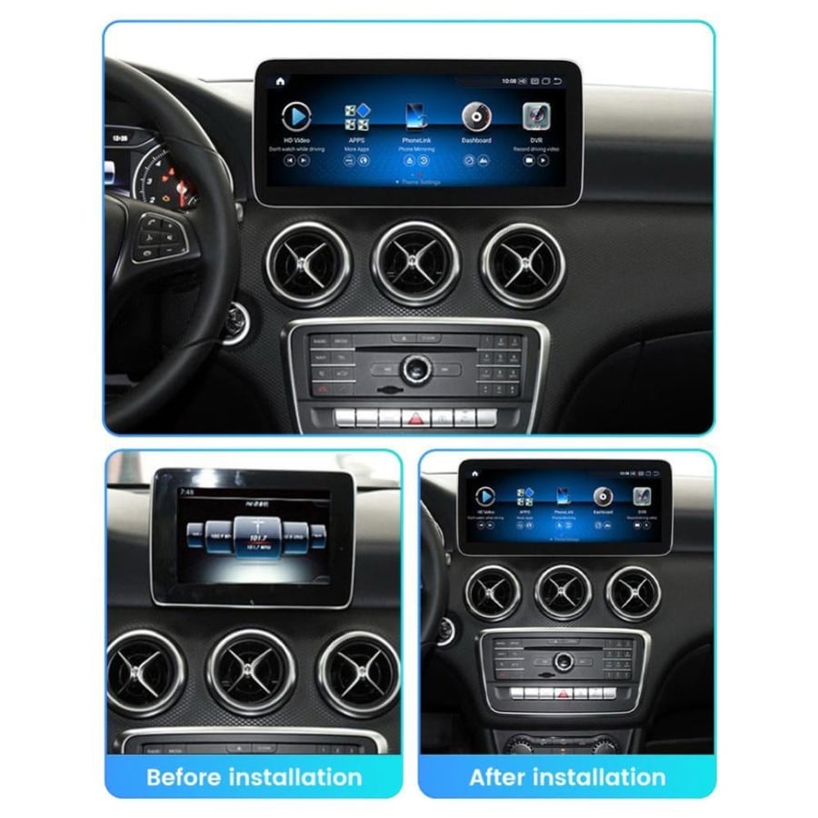شاشة سيارة مرسيدس بنز BENZ A CLA Class W176 C117 X156 2011-2018