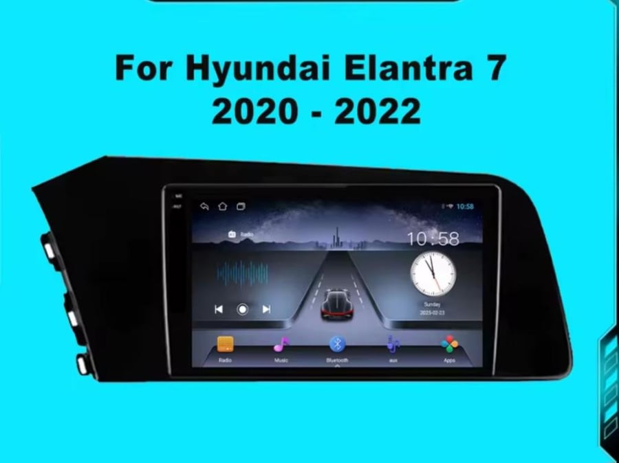 Hyundai Elantra 2021_2025 screen 32/2 with rear camera