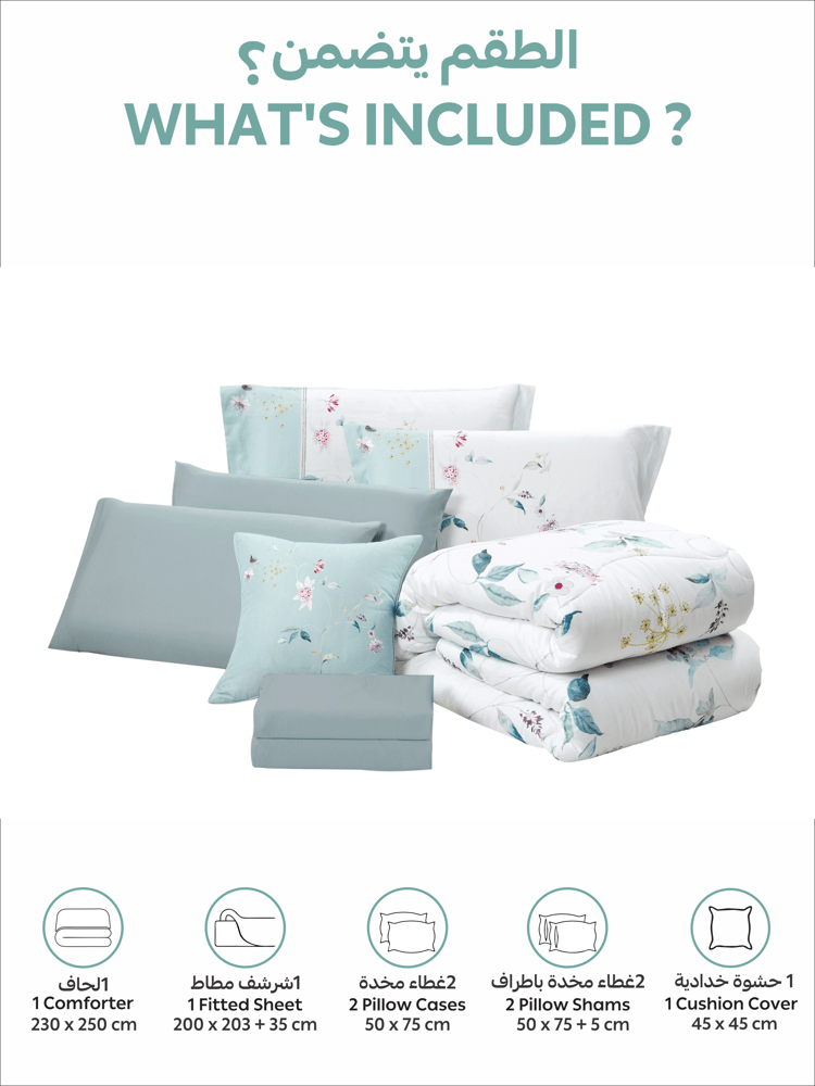 Winter floral Binka bedspread (Twin)