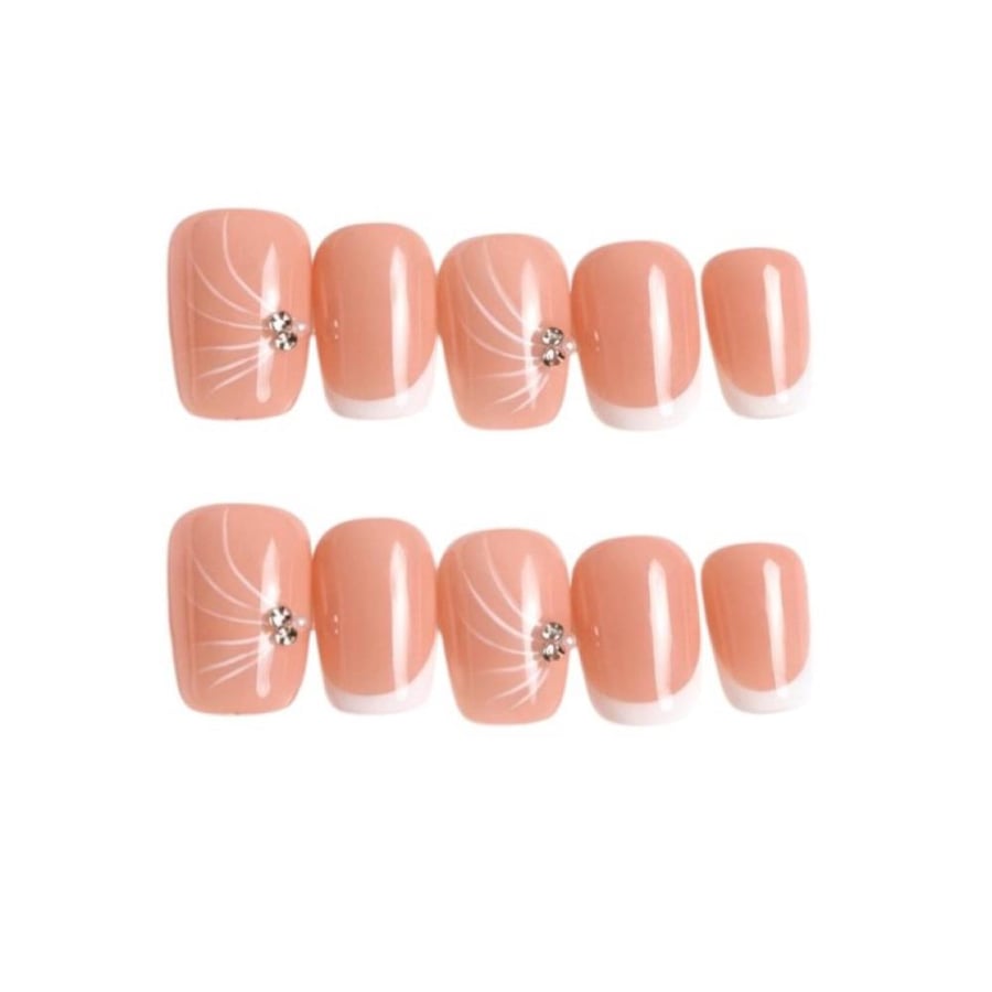 Crystal Blush French – Short Square