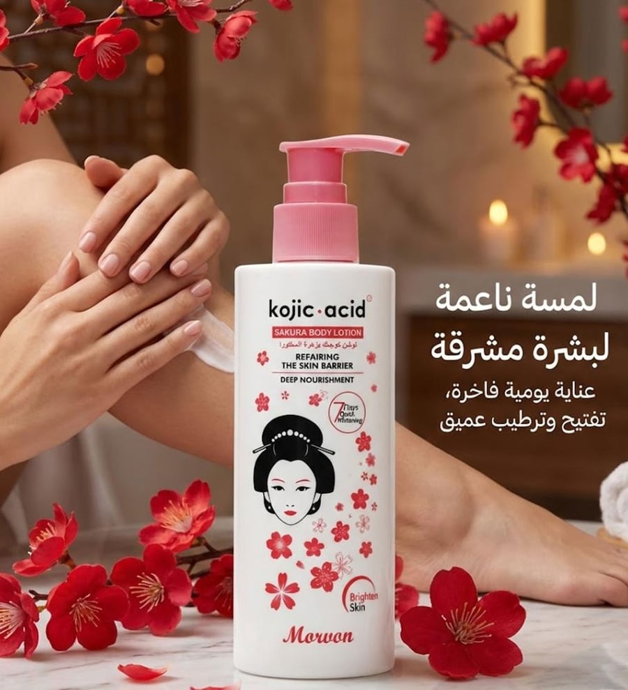 لوشن كوجيك بزهرة الساكورا من مورفون 230جرام