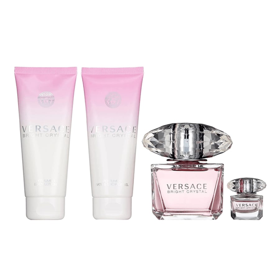 مجموعة عطر برايت كريستال للنساء من فرزاتشي - او دو تواليت - 4 قطع |