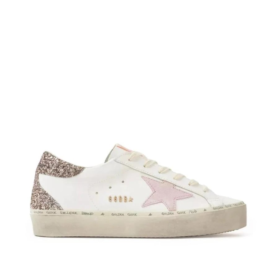 Golden Goose Hi Star Leather Sneakers