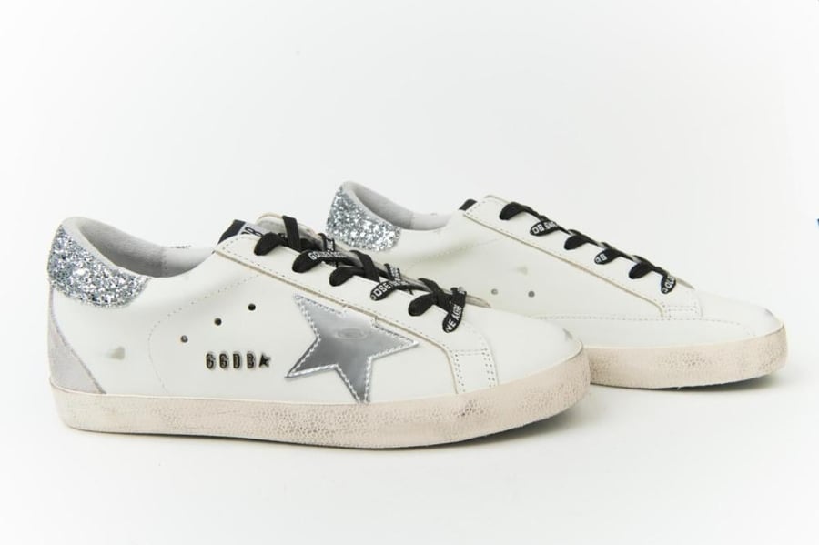 Golden Goose White Sneakers with