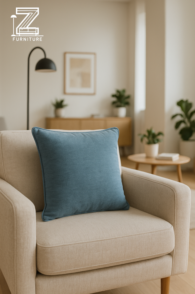 مخدة ديكورية سكاي بلو – SkyBlue Cushion
