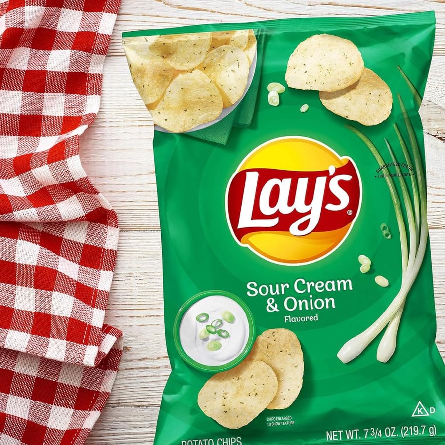 Lay's Sour cream & Onion flavored