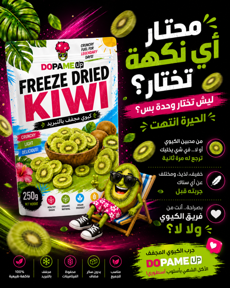 Freeze Dried Kiwi 250g كيوي
