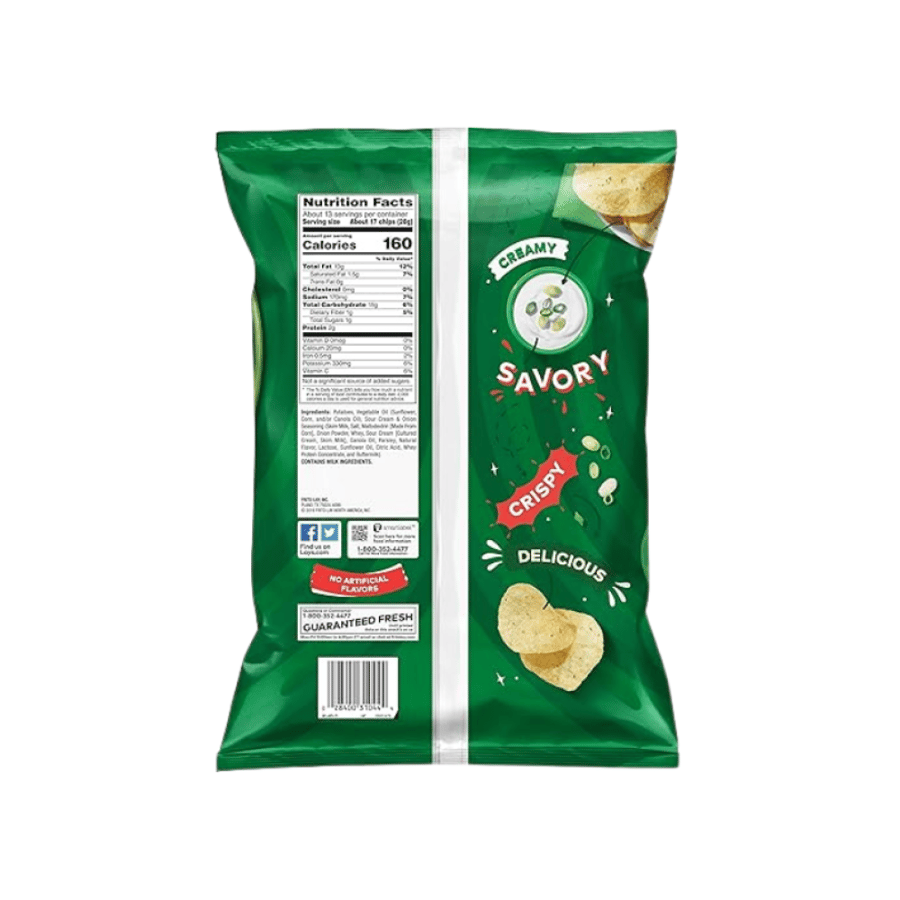 Lay's Sour cream & Onion flavored