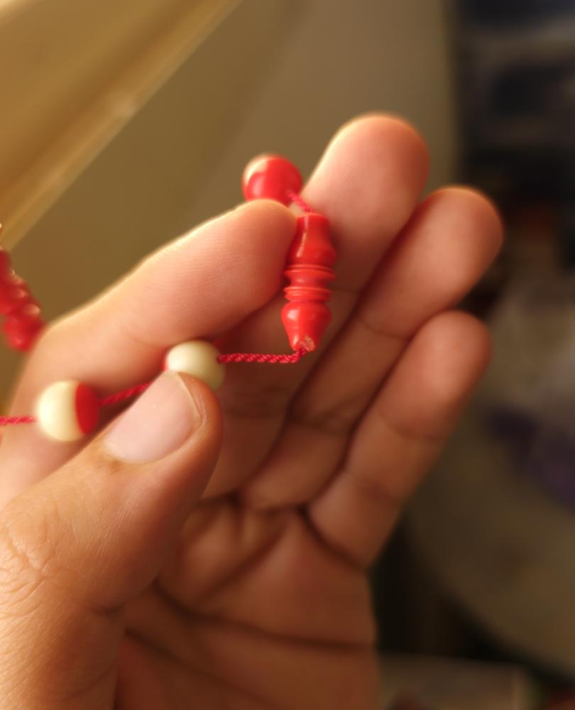 سبحة بلياردو احمر تمليكة