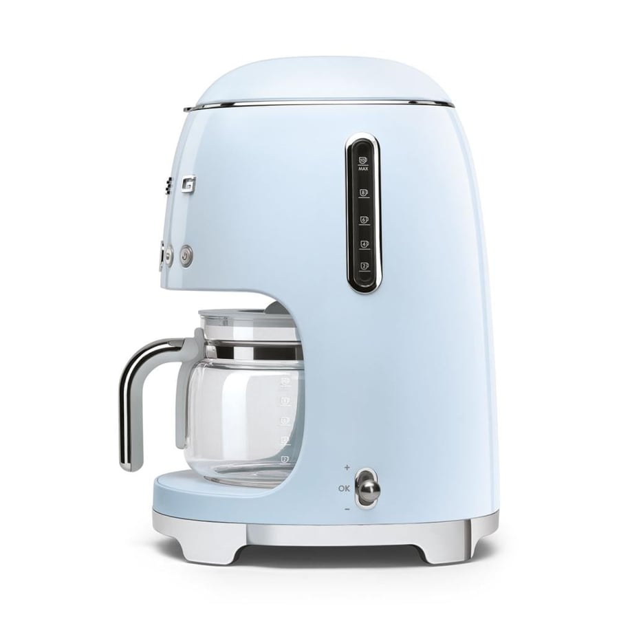 ماكينة تحضير القهوة ترشيح بالتنقيط SMEG نمط الخمسينات ريترو-أزرق فاتح