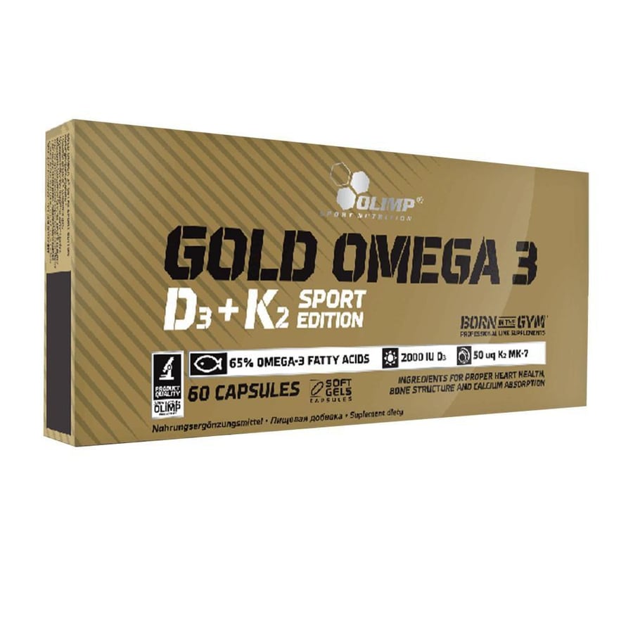 اوليمب سبورت جولد اوميجا ثري D3+K2 عدد 60 حبة