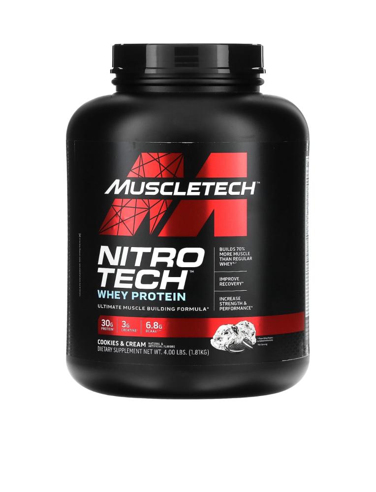 Muscle Tech whey protine cookis and cream