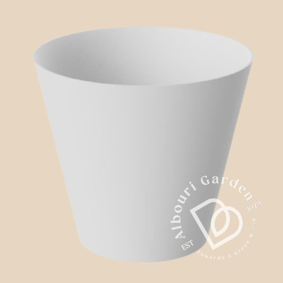 أحواض زرع بلاستيك على شكل مخروطي ⌀ :26 سم)