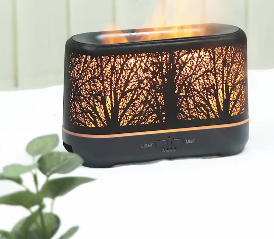 فواحة كهربائية عطرية ريبون RE-19-003 | تصميم لهب ناري | عطر يملأ البيت والمكتب