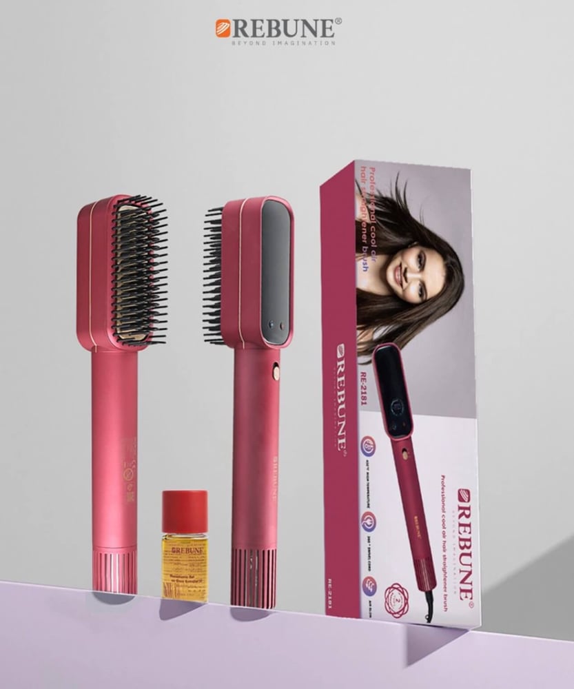 فرشاة فرد شعر ريبون RE-2181 | شاشة لمس + 12 درجة حرارة + هواء بارد