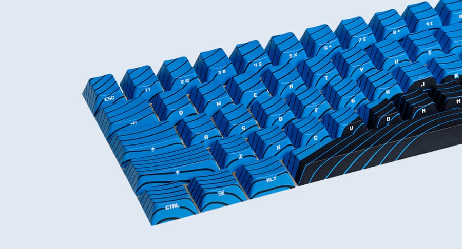 Magnetic Waves Keycaps
