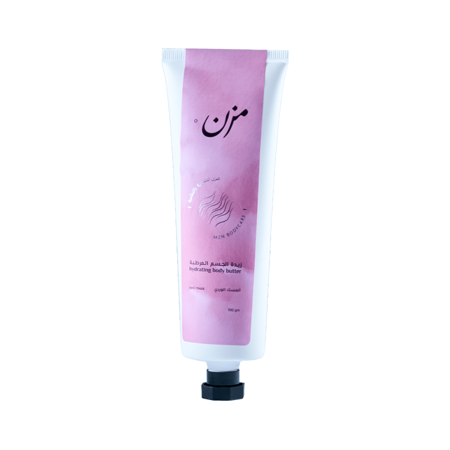 زبدة الجسم بالمسك الوردي