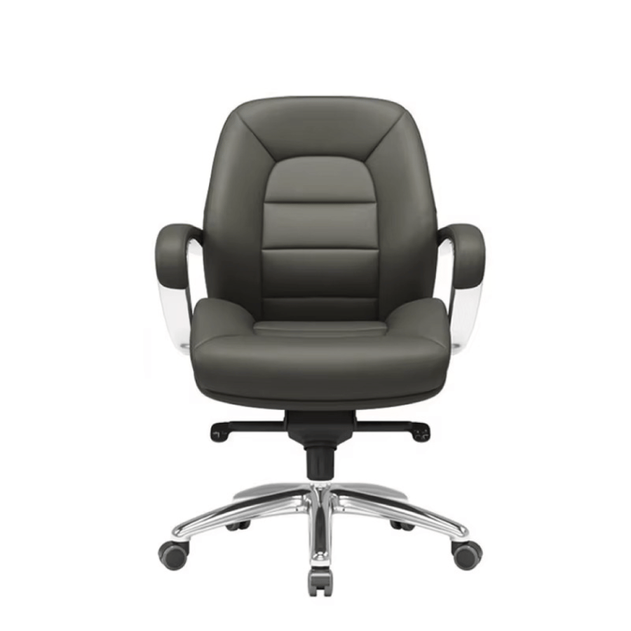 Bentley gray visitor fixed chair
