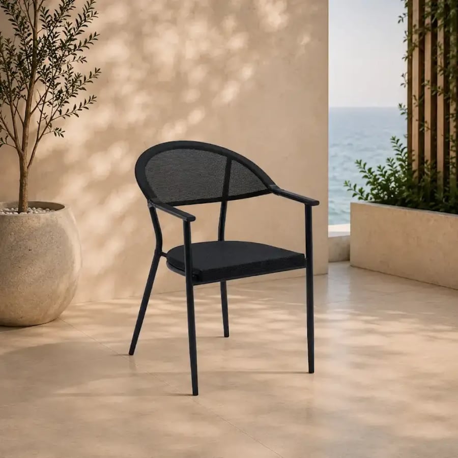 كرسي مفرد C-989 BLACK 45*40*40
