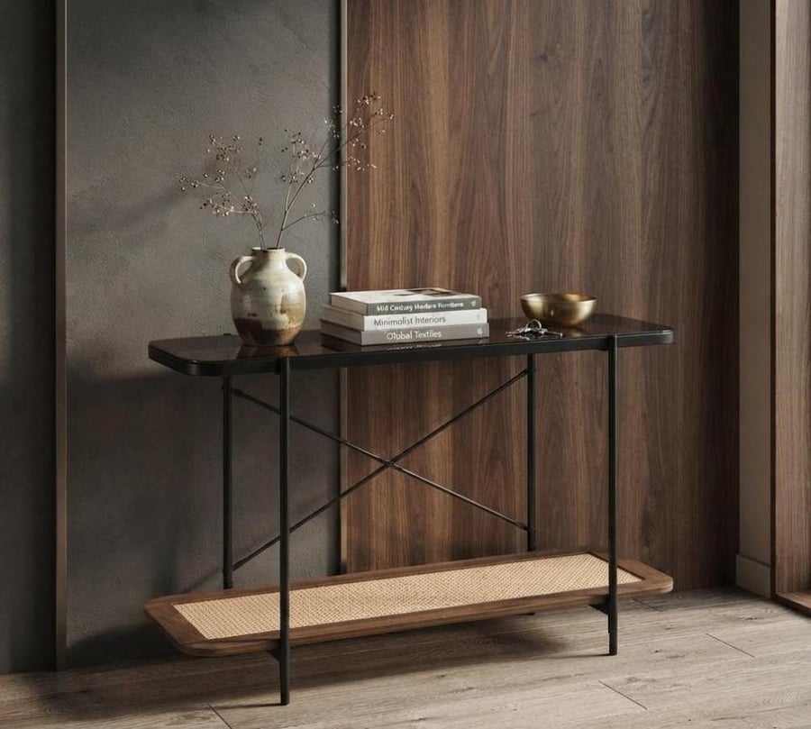 طاولة مدخل كونسول brown