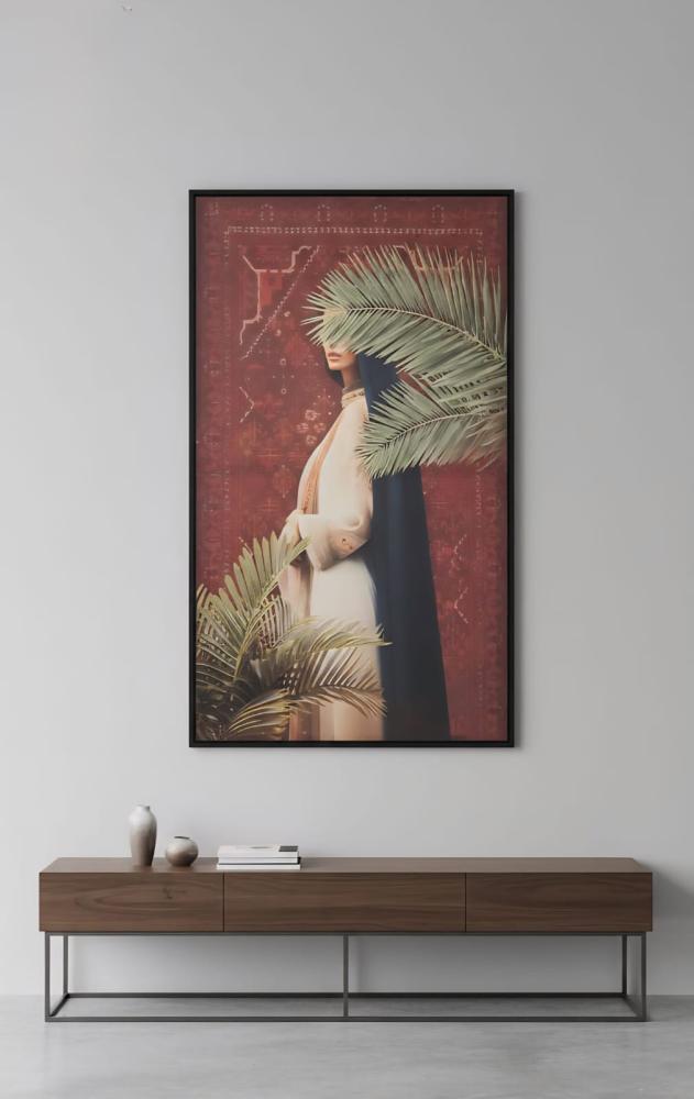 لوحه فنيه مع علاق عبايه 160×80