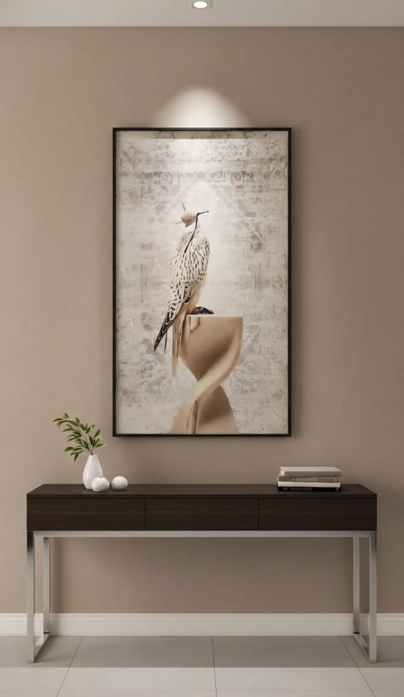 لوحه فنيه مع علاق عبايه 160×80