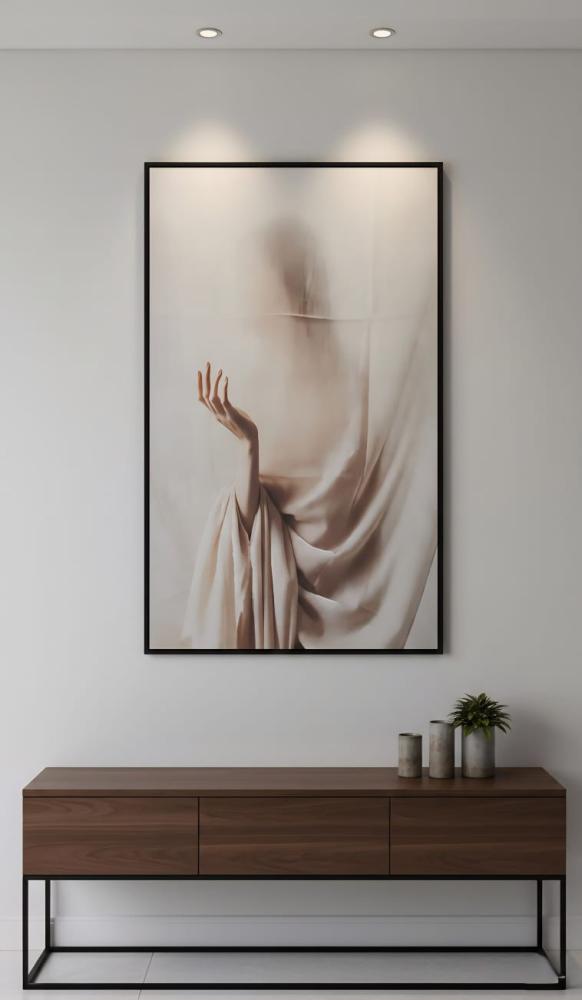لوحه فنيه مع علاق عبايه 160×80