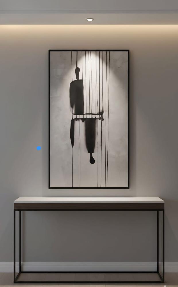 لوحه فنيه مع علاق عبايه 160×80