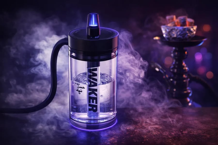 Waker electronic portable hookah