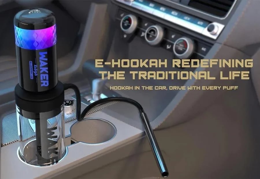 Waker electronic portable hookah