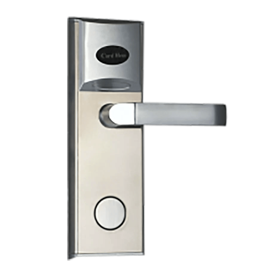 Golden or silver hotel lock LH1000 from ZKTeco