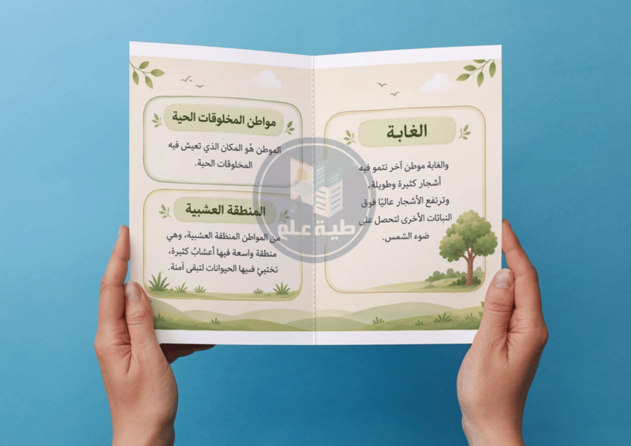 مطوية مواطن على اليابسة