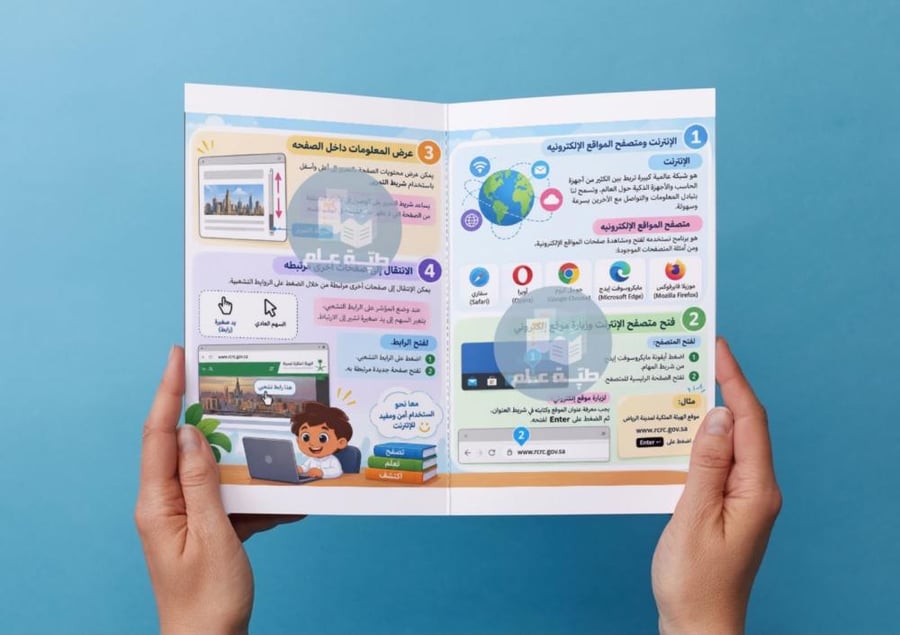 مطوية الموقع الإلكتروني