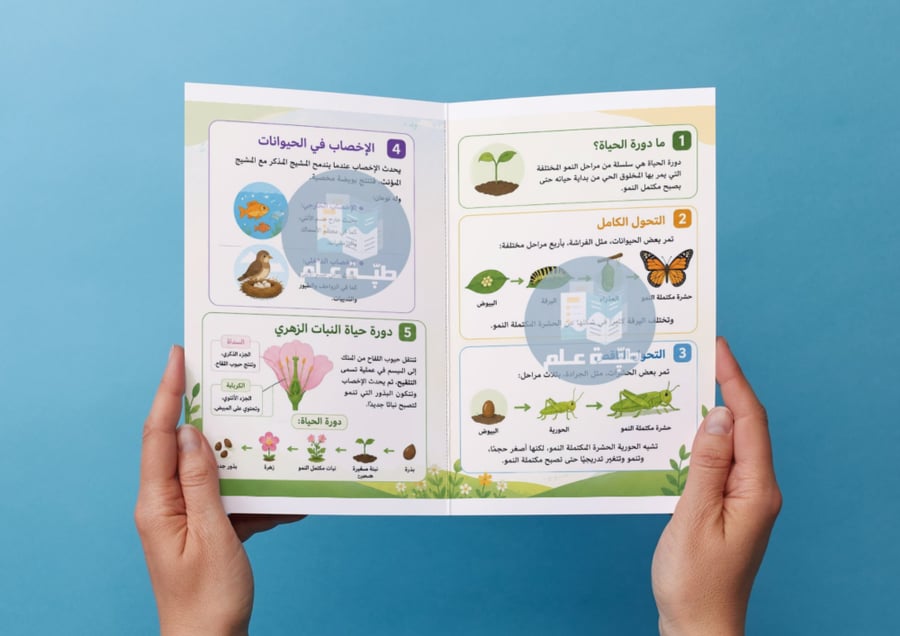 مطوية دورات الحياة