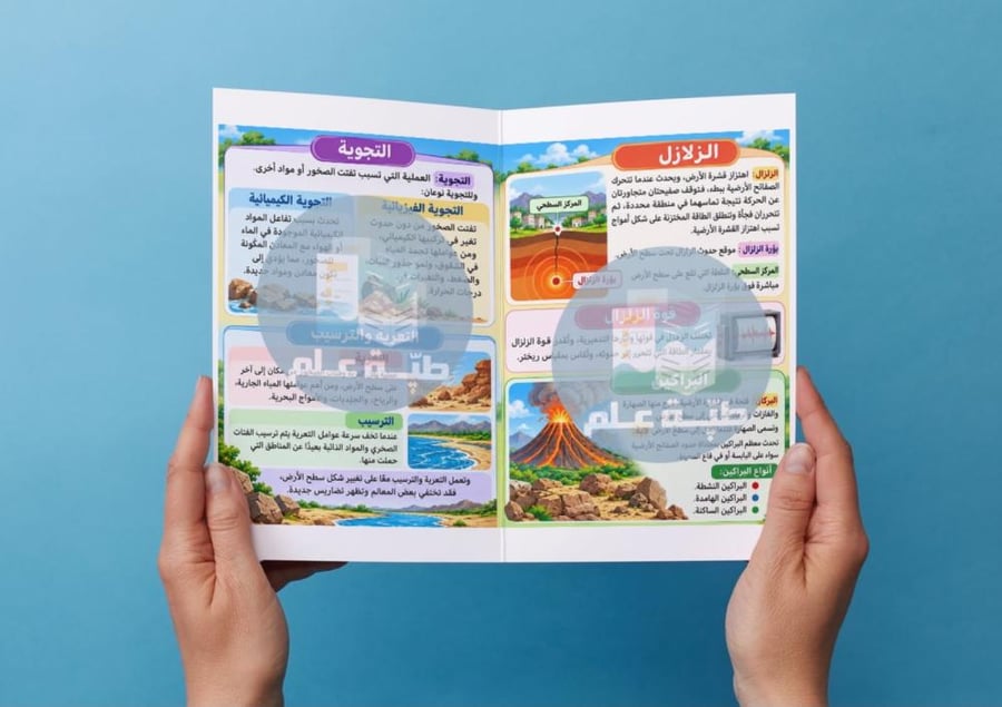 مطوية العلميات المؤثرة في سطح الأرض