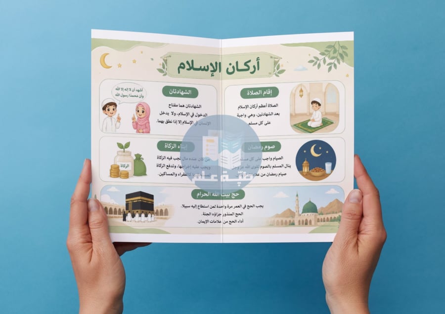 مطوية اركان الاسلام