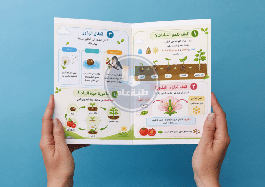 مطوية دورات حياة النباتات