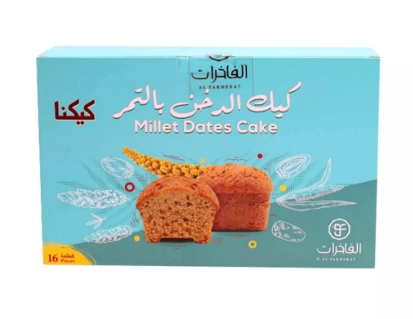 كيك الدخن بالتمر من كيكنا 16 قطعة