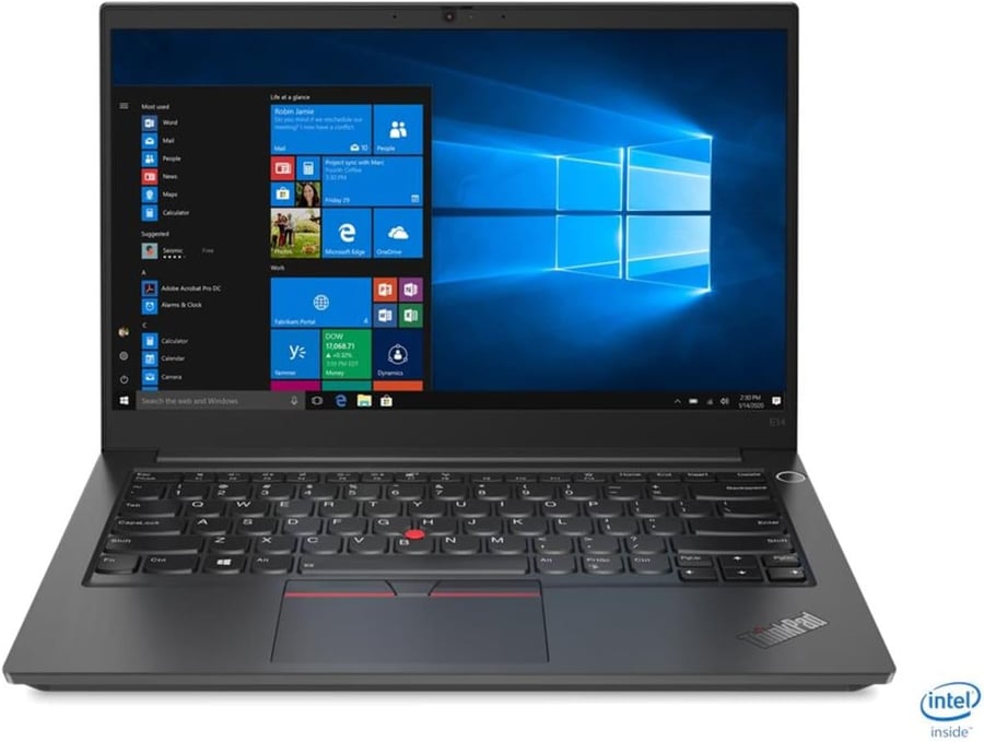 لابتوب لينوفو Lenovo ThinkPad E14 | معالج Intel Core i5 الجيل العاشر | رام 8GB | هارد SSD 240GB (مجدد)