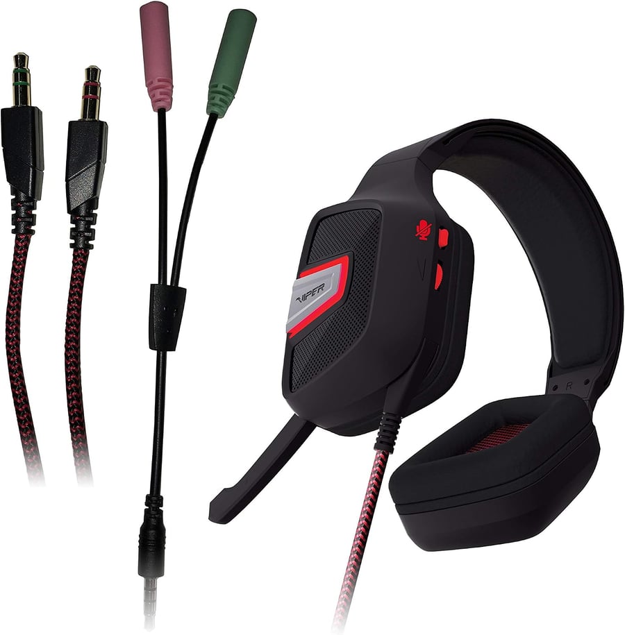 سماعة قيمنق Patriot Viper V330 سلكية – صوت ستيريو وميكروفون قابل للطي