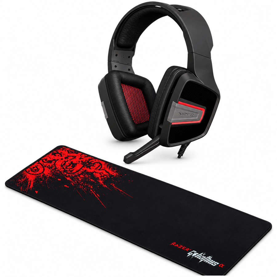 سماعة Patriot Viper V330 + ماوس باد