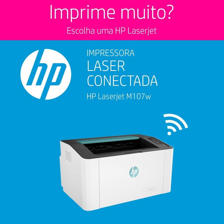 HP – طابعة ليزر واي فاي 107W