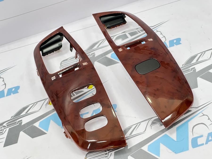 Dark wood air conditioner decor for Land Cruiser 2003–2007