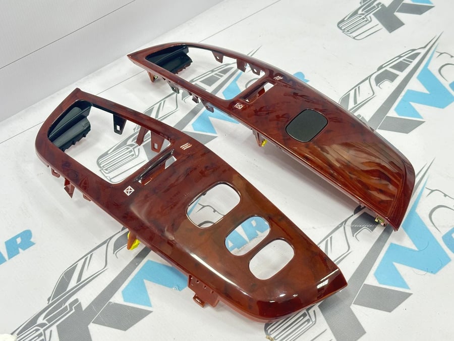 Dark wood air conditioner decor for Land Cruiser 2003–2007