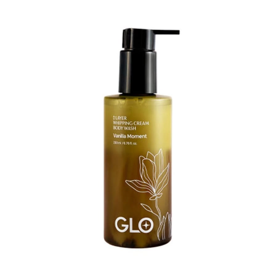 غسول جسم مرطب بطبقتين كريميتين من GLO