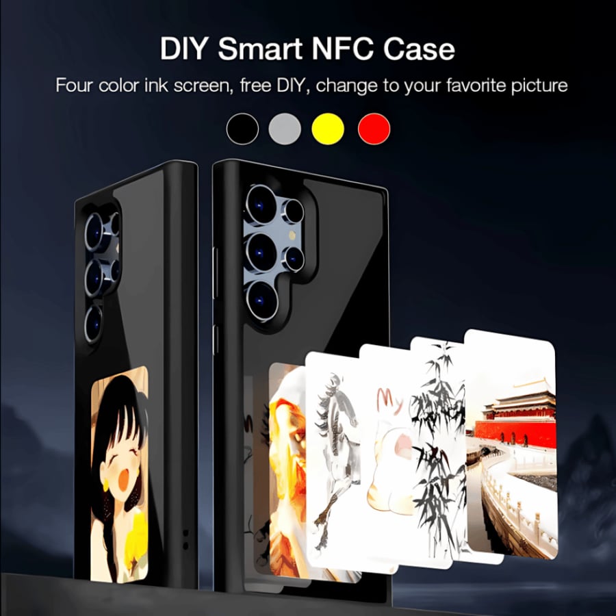 Kafr Jawal Samsung S23/S24 Ultra with E-Ink screen, intelligent technology, NFC, without battery