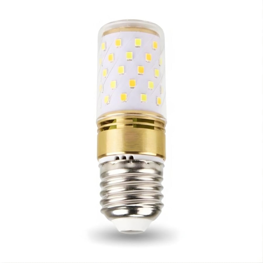 LED cylindrical dot lamp with 7W power and E27 base, three-color lighting