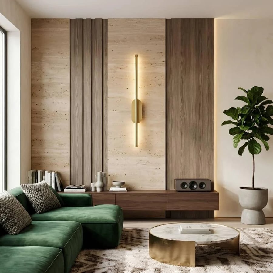 Modern indoor wall lighting LED battery charging gold color lighting color solar